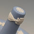 British Vintage Wedgwood Jasperware Ring Holder in Pale Blue